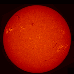 Image of Sun's chromosphere