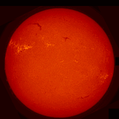 Image of Sun's chromosphere