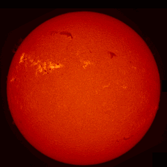 Image of Sun's chromosphere