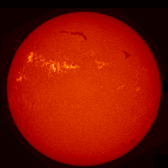 Image of Sun's chromosphere