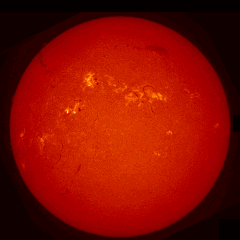 Image of Sun's chromosphere