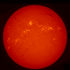 Image of Sun's chromosphere