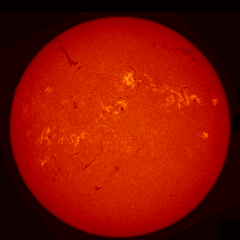 Image of Sun's chromosphere