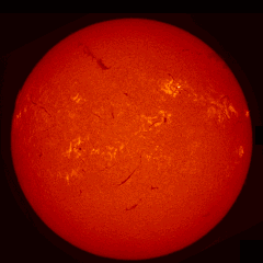 Image of Sun's chromosphere