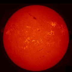 Image of Sun's chromosphere