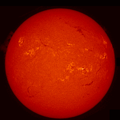 Image of Sun's chromosphere