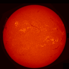 Image of Sun's chromosphere