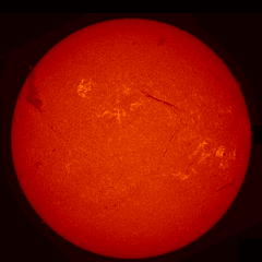 Image of Sun's chromosphere