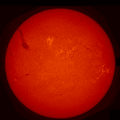 Image of Sun's chromosphere