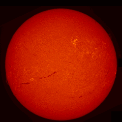 Image of Sun's chromosphere