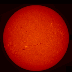 Image of Sun's chromosphere