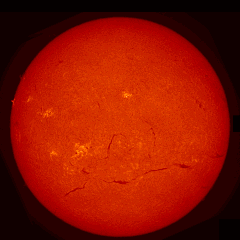 Image of Sun's chromosphere