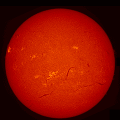 Image of Sun's chromosphere