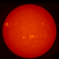 Image of Sun's chromosphere