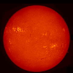 Image of Sun's chromosphere