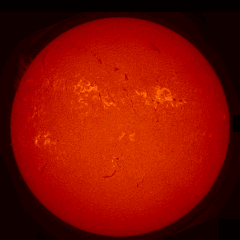 Image of Sun's chromosphere