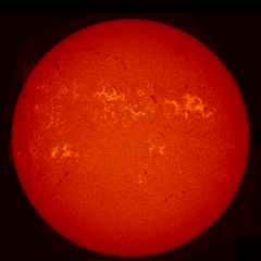 Image of Sun's chromosphere