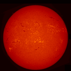 Image of Sun's chromosphere