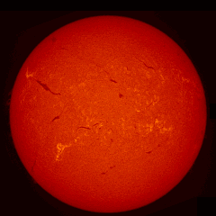 Image of Sun's chromosphere