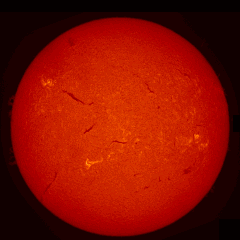 Image of Sun's chromosphere