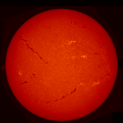 Image of Sun's chromosphere