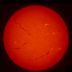 Image of Sun's chromosphere