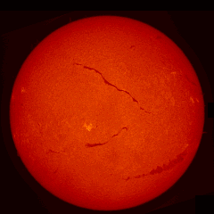 Image of Sun's chromosphere