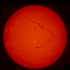 Image of Sun's chromosphere