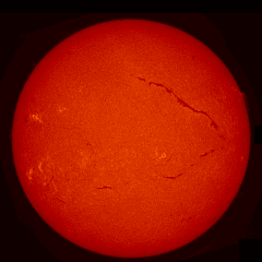 Image of Sun's chromosphere