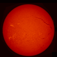 Image of Sun's chromosphere