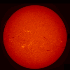 Image of Sun's chromosphere