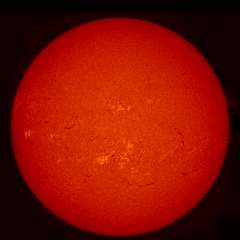 Image of Sun's chromosphere