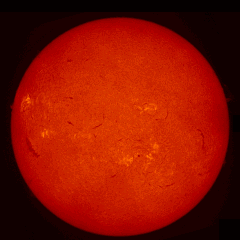 Image of Sun's chromosphere