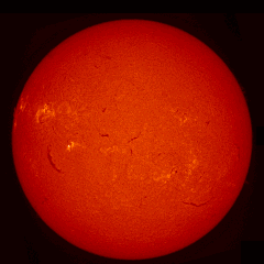 Image of Sun's chromosphere