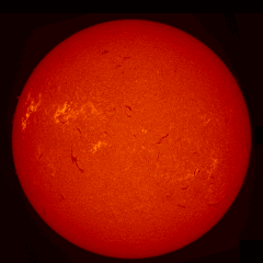 Image of Sun's chromosphere