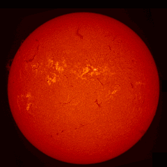 Image of Sun's chromosphere