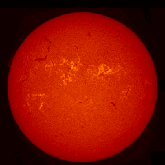 Image of Sun's chromosphere