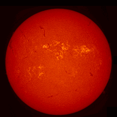 Image of Sun's chromosphere