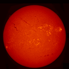 Image of Sun's chromosphere