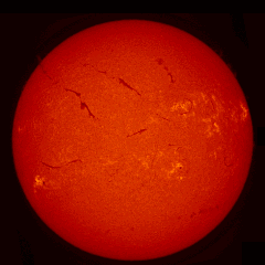 Image of Sun's chromosphere