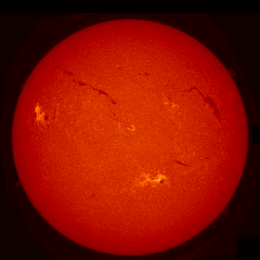 Image of Sun's chromosphere