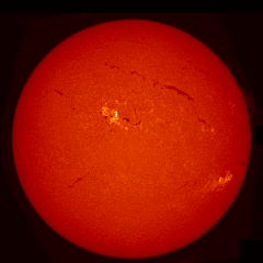 Image of Sun's chromosphere