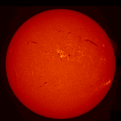 Image of Sun's chromosphere