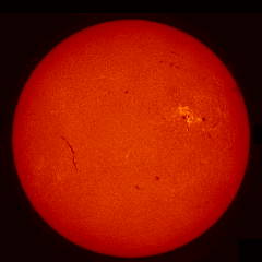 Image of Sun's chromosphere