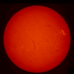 Image of Sun's chromosphere