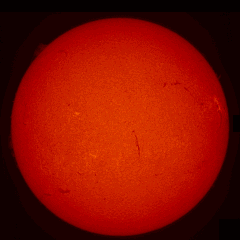 Image of Sun's chromosphere