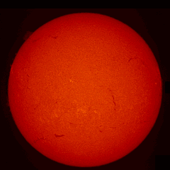 Image of Sun's chromosphere