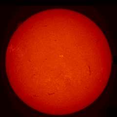 Image of Sun's chromosphere