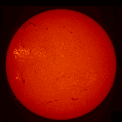 Image of Sun's chromosphere