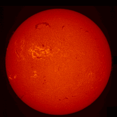 Image of Sun's chromosphere